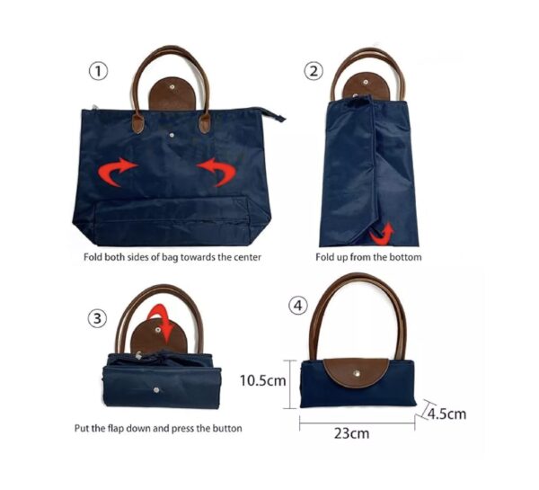 Bolso Cartera Plegable + Cosmetiquera - Imagen 3